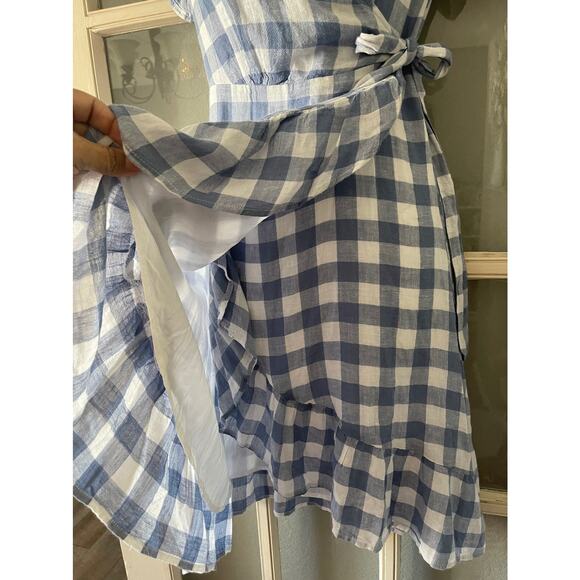 Rails Brigitte‎ Pertwinkle Check Wrap Dress - Picture 9 of 12